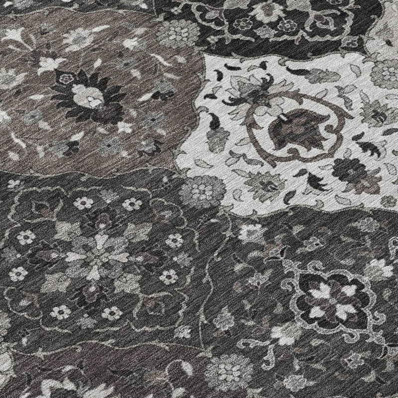 Machine Washable Indoor/Outdoor Matteson ACN2292 Panel Rug, Rectangle 10' x 14'
