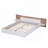 Revkah Storage Platform Bed, Bed with Headboard, Drawers, Shelves, USB Ports and Sockets-726399664