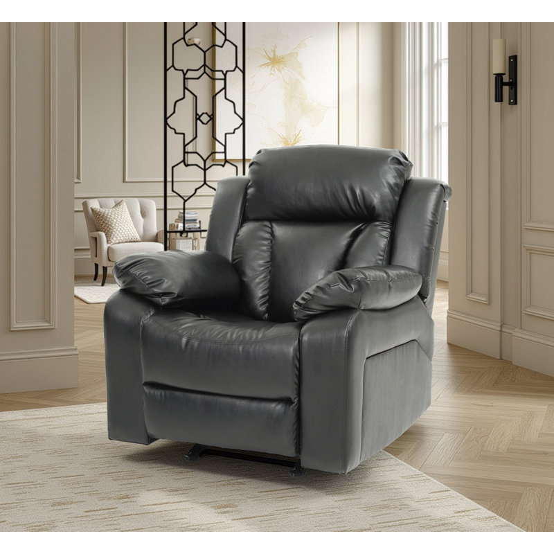 Novellara Rocker Recliner, Black