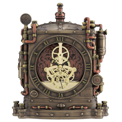 Horloge décorative 7,87 en poly-résine multicolore
