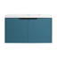 Meuble-lavabo mural 36 po avec lavabo en résine et 2 portes à fermeture en douceur-4795732