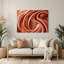 «Biomorphic Abstraction 11», art mural en métal brun-2088141970