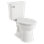 Toilette allongée deux pièces à double chasse vormax (siège inclus)