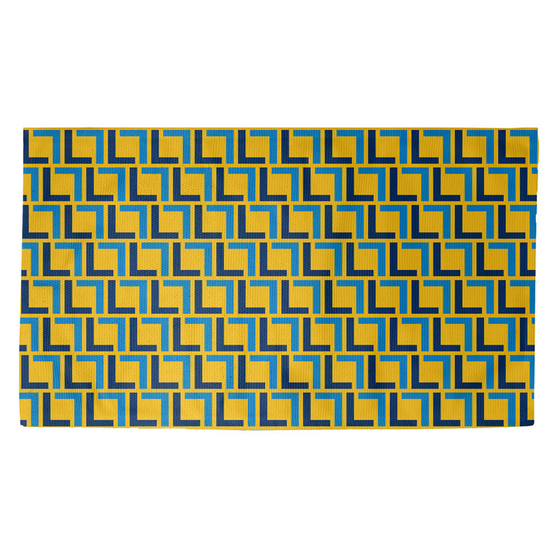 Geometric Indoor Rug, Rectangle 3' x 5'