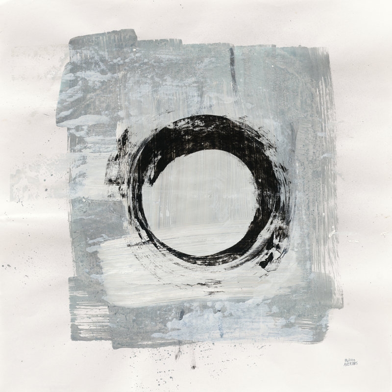 Zen Circle I by Melissa Averinos - Wrapped Canvas Painting, 91cm H x 91cm W x 3.8cm D