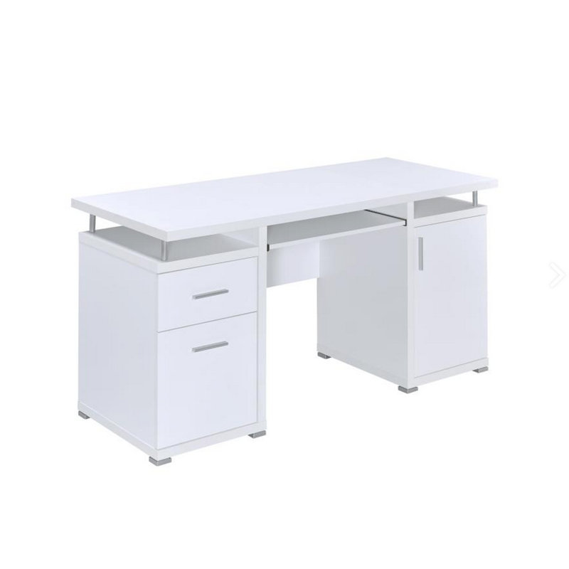 Rebbecca Computer Desk, White