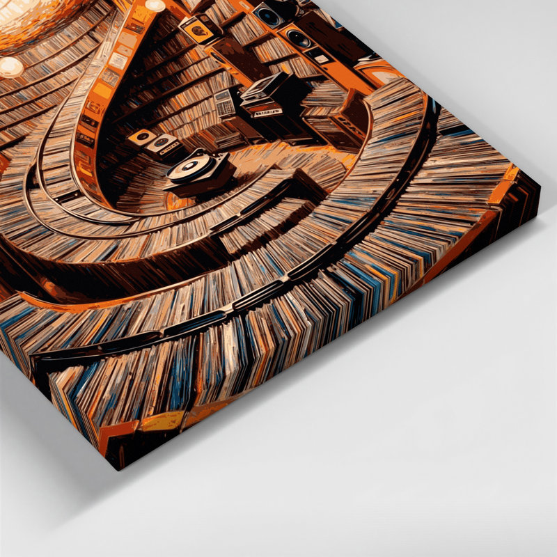 Art musical sur toile, H 20 po x l 24 po