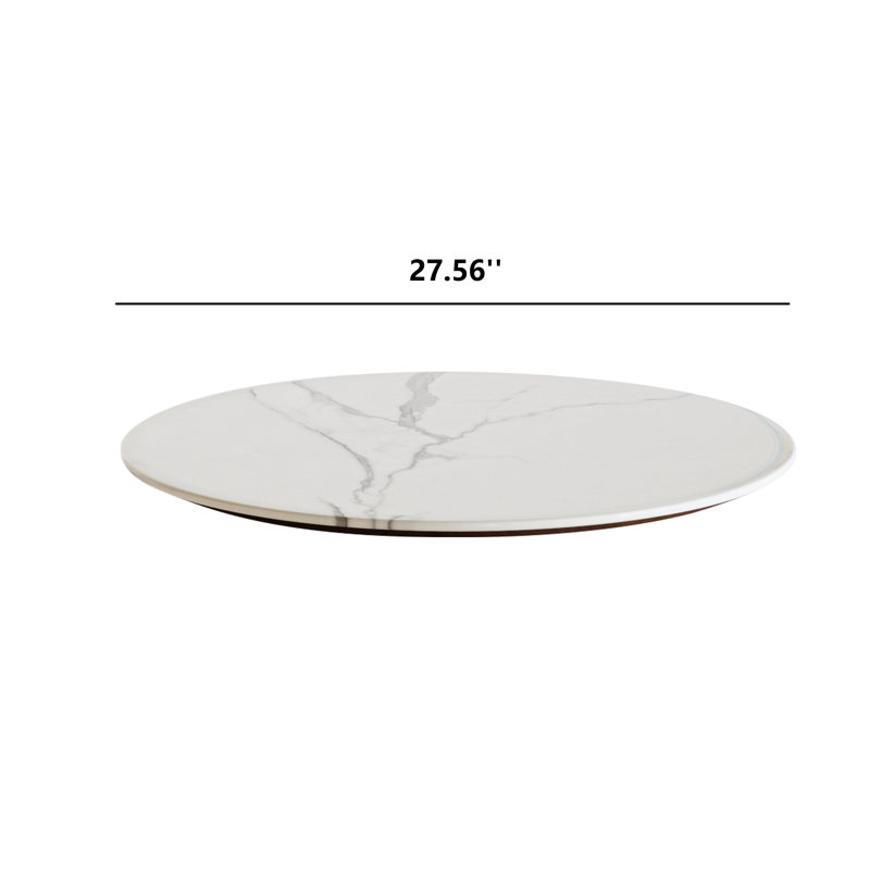 Silent Sintered Stone Lazy Susan For Table Top With Ball Bearings
