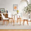 Alfret Round Solid Wood Base Dining Table-1668680258