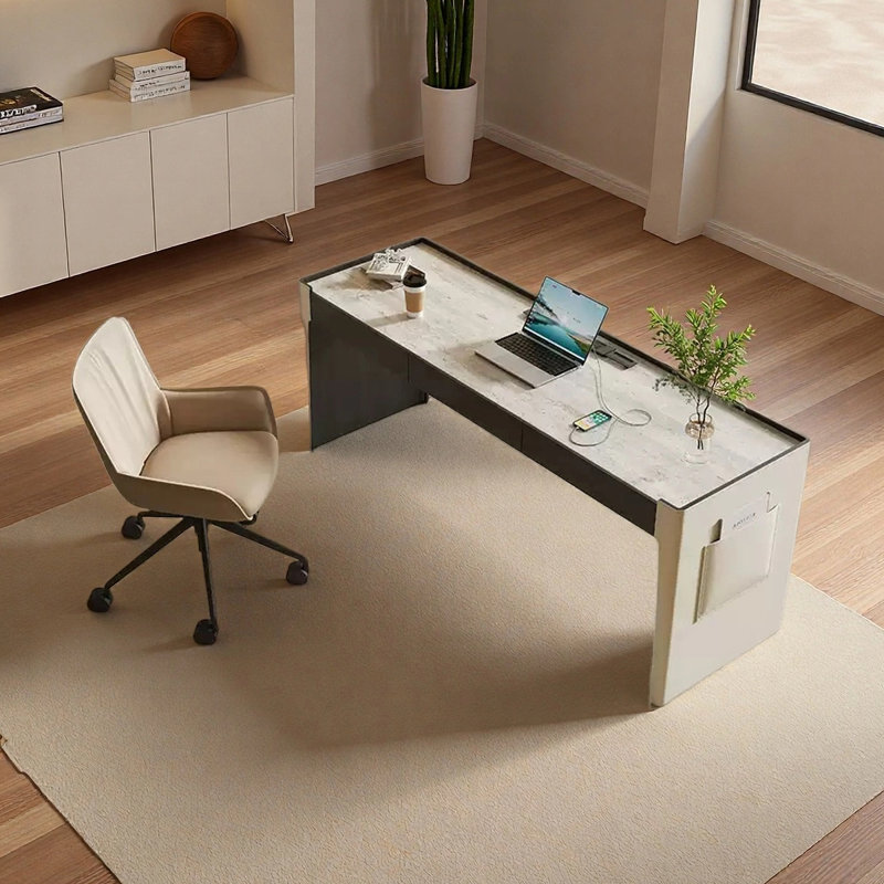 Bureau italien minimaliste, H 29,53 po x l 47,24 po x P 23,62 po