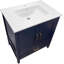 Meuble-lavabo autoportant de 30 po en bois massif de qualité supérieure avec comptoir-104076252