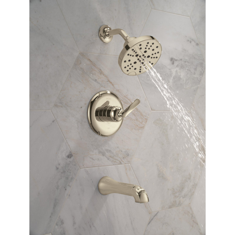 14 Series Tub Shower Trim, Lumicoat Polished Nickel