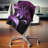 Fractal Flower Purple - Floral Fractal Flower Pillow-30727880-30727876