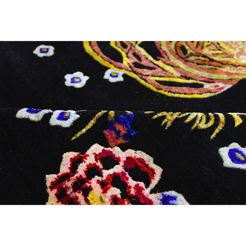 Floral Area Rug, Rectangle 8' x 10'