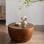Table basse 31,50 "en forme de seau de style rétro avec fonction de rangement, pour le bureau, la salle à manger et le salon