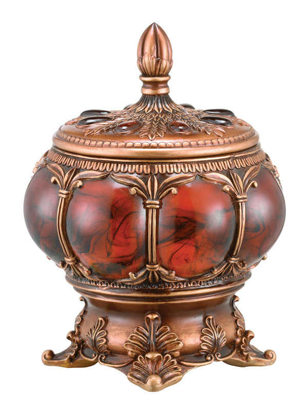Handmade Poly-Resin Decorative Box