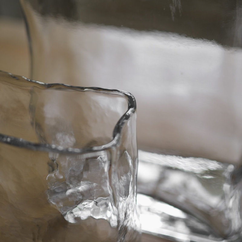 Vase de table Filia, Transparent, H 7,09 po x l 5,91 po x P 3,15 po