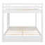 Grand lit superposé en bois blanc grand format, pin et construction, utilisation durable, conception compacte pour lit à espace limité avec, taille, composition fiable, espaces partagés, support solide