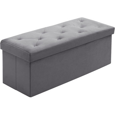 Velvet Storage Bench