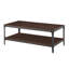 Table basse bicolore avec tablette de rangement inférieure Feickert-40490207