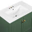 Meuble-lavabo de 30 po - élégant avec lavabo simple et espace de rangement, charnières à fermeture en douceur pour un environnement calme-1194748430-1194748428