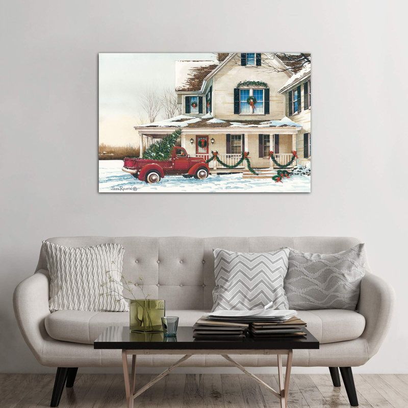 Preparing For Christmas by John Rossini - Wrapped Canvas Print, 66.04 cm H x 45.72 cm W x 1.91 cm D