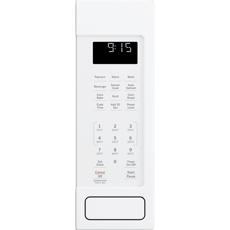 21.75" 1.5 cu. ft. Countertop Convection Microwave, White