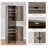 67.13" Tall Storage Cabinet with 2 Doors & 1 Drawer-1478824453