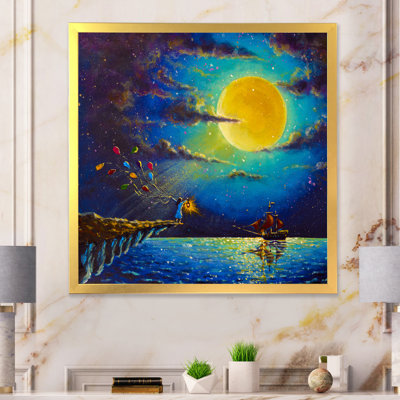 Fantaisie qui illumine la nuit - Peinture