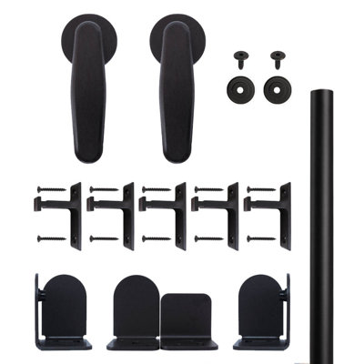 Vista Single Door Barn Door Hardware Kit