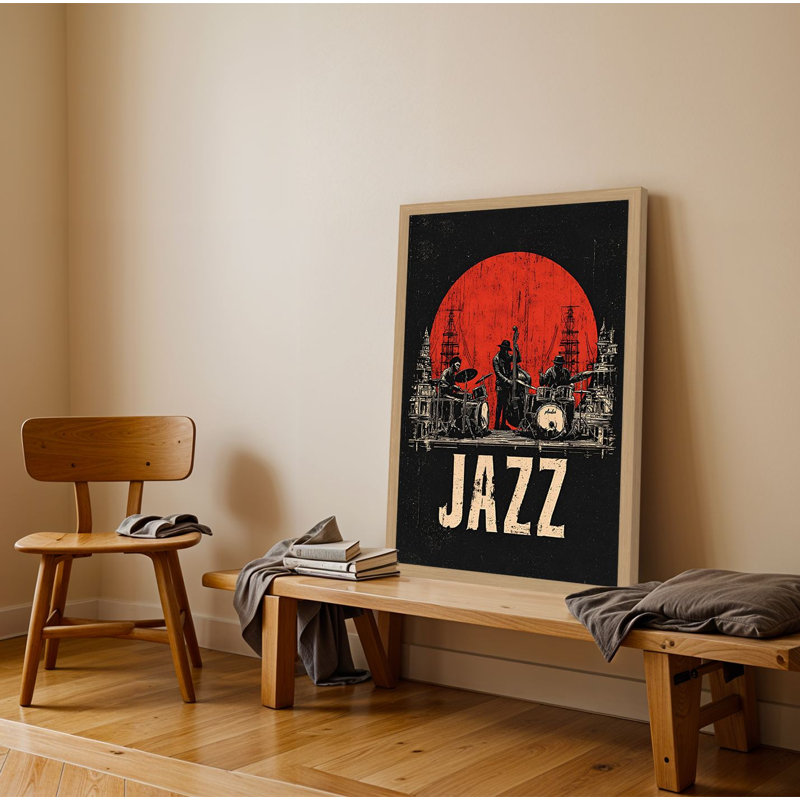 Élégante peinture décorative encadrée, 13,8 x 17,7 pouces | 100% panneau de fibres à densité moyenne (épaisseur: 0,8 po) et cadre en plastique robuste | Art mural parfait pour le salon, la chambre à coucher et le bureau, esthétique moderne, facile à accrocher