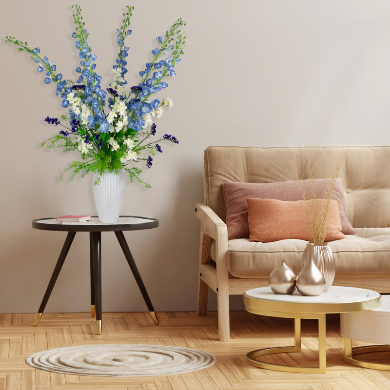 Tiges Delphinium, Bleu