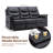 Kidada 78'' Faux Leather Reclining Sofa-1683242953
