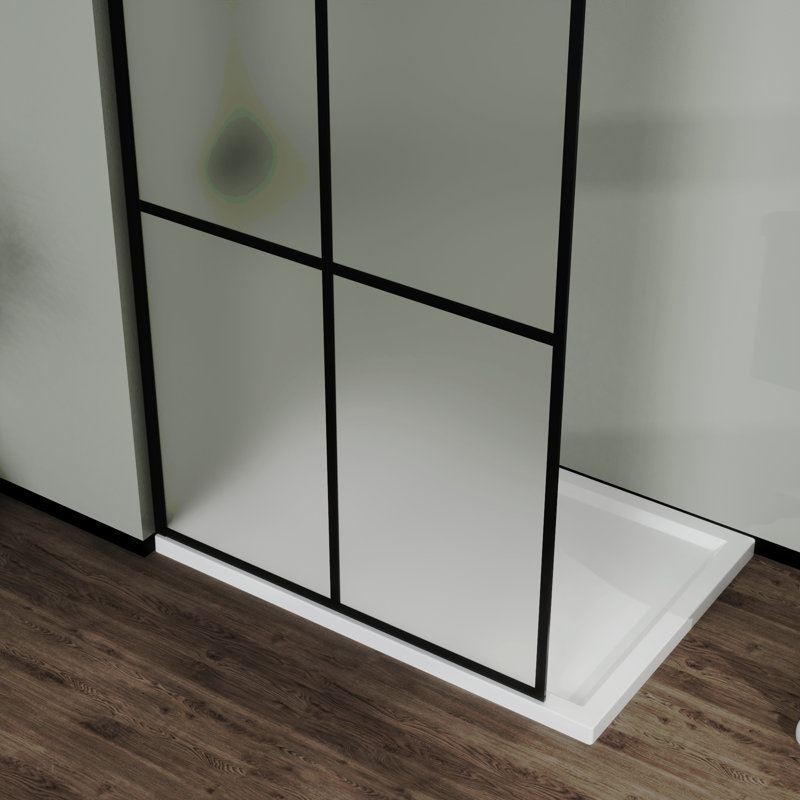 Goodyo 34" X 72" Shower Screen Door Frost Tempered Glass