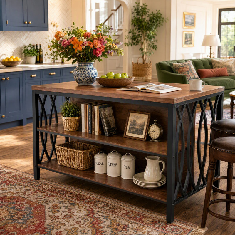 55.1 " W Kitchen Island