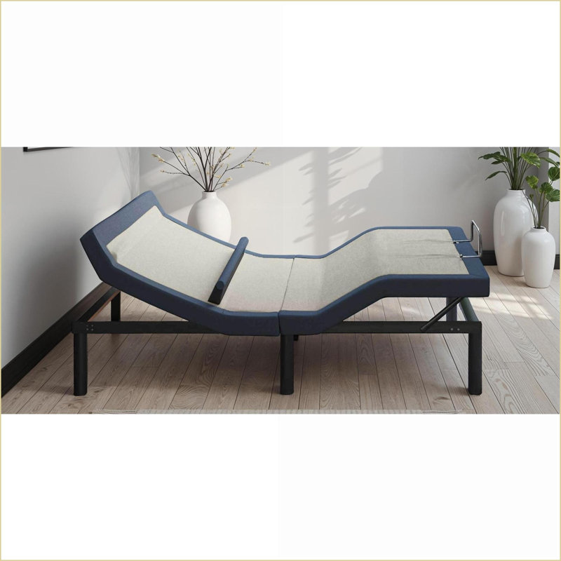 Twin XL Adjustable Bed Base with Head/Foot Tilt, Lumbar Support, 3-Level Massage &amp; USB Ports, Twin XL