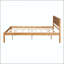 Base de lit plateforme avec tête de lit et lattes en bois-126553948-126553950