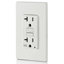 Leviton SmartlockPro 20 Amp 125 Volt Duplex Watthite GFCI Outlet 5-20R 1 Pack