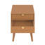  Ensemble de table de chevet Mid-Century 2 tiroirs 18,1 po Revalo-1117345683