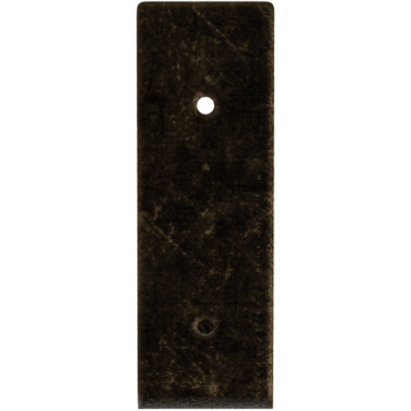 Support de tablette en acier, H 6 po x l 2 po x P 8 po, Or pâle antique