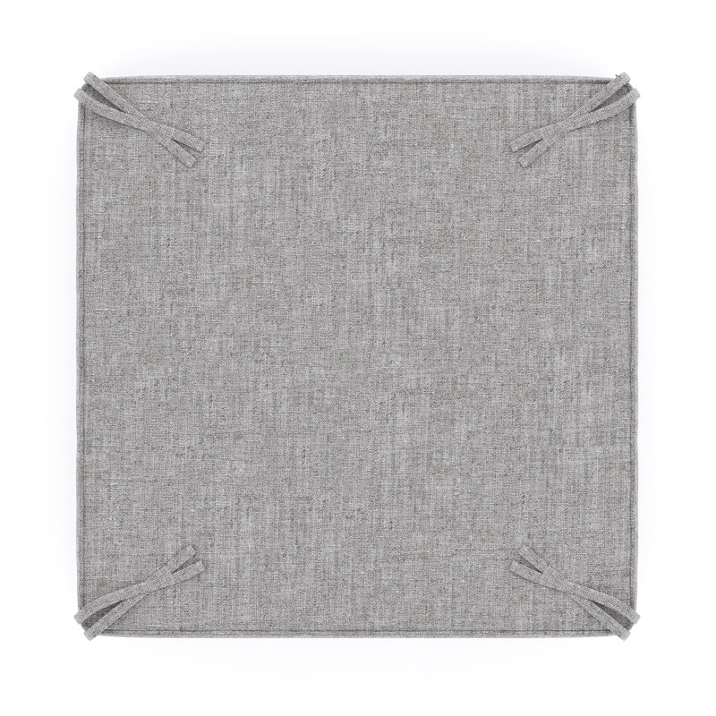 Sunbrella® Outdoor Ottoman Cushion, Canvas Granite Sunbrella® Canvas