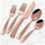 Premium Stainless Steel Hammered Flatware Set Mirror Finish Silverware Cutlery Set Service For 4 With Spoons Forks Knives 20 Piece Set