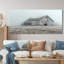 Gris, grange d'hiver moderne Marvel - salon d'art mural de grange-1138305946-1301736264