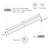 11.81Inch Wireless Under cabinet Lighting, 18LED Rechargeable Motion Sensor Closet Light