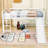 Khai Twin Low Loft Bed With Slide And Ladder-1910488630