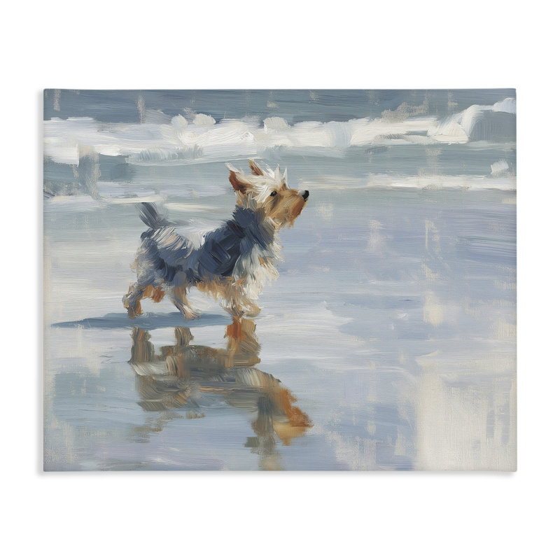 Toile Yorkie's Quiet Moment, design par Svetlana Aleynikova, H 24 po x l 30 po