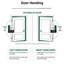 New York Plate with Decorative Keyhole and Waldorf White Milk Knob-531032815-531032810