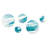Deconstructed Iceberg I - Abstract Liquid Ink Metal Wall Décor