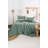 Luxurious 100% Cotton Jacquard Double Bedspread Set, Green | Includes 2 Pillowcases (19.7 x 27.6 inches) | Bedspread Size: 94.5 x 102.4 inches | Machine Washable, Soft & Durable, Ideal for Elegant Bedroom Décor-118046075