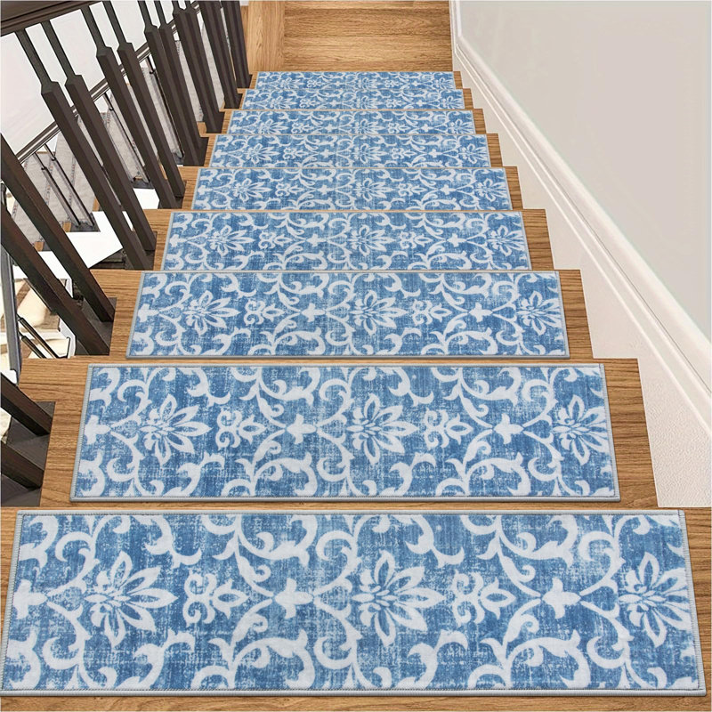 Carpet Stair Treads Non Slip Backing, 15 Pack 8" X 30" Stair Treads